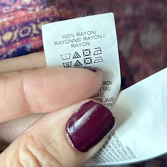 Boho Tapestry Print Peasant Blouse - Picture 5 of 11